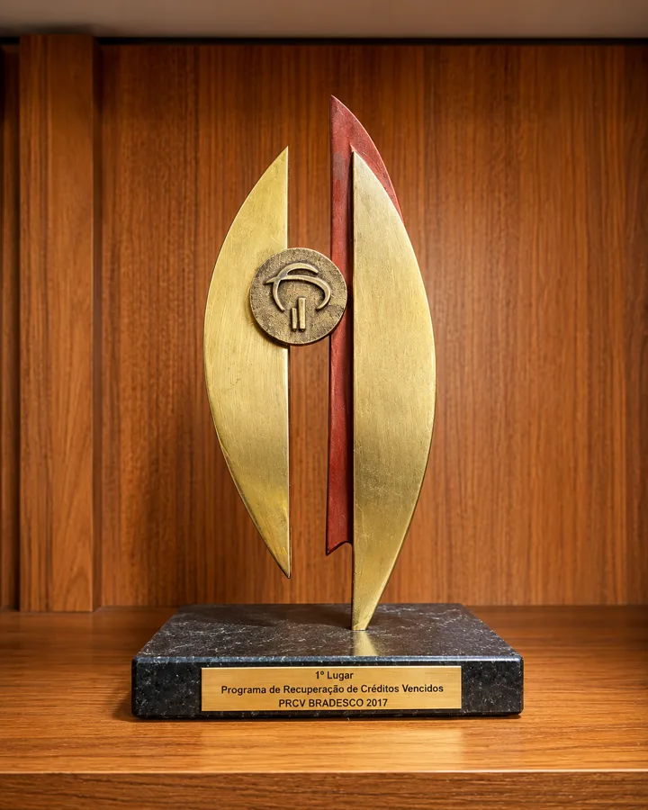Troféu de reconhecimento do escritório